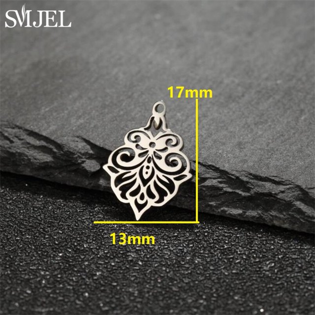 Dijes de instrumento Musical de acero inoxidable, colgante de guitarra de acordeón de música divertido, apto para fabricación de joyas DIY, accesorios hechos a mano, 5 piezas