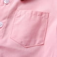thumbnail image 5 of Tiijoy Boys Party Suit Short Sleeve Dress Shirt Striped Suspenders Shorts Set, Sizes 1-8, 5 of 6