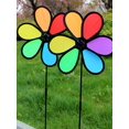 thumbnail image 3 of SunyaMood - Molino de viento decorativo con forma de flor para jardín al aire libre (1 unidad), 3 of 8