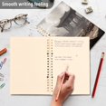 thumbnail image 5 of Haosy Ancient Ruins Notebooks 2 Pcs 1-subject Journal 60 Sheets A5 College Ruled Paper Detachable Ring 8.3"x5.7", 5 of 8