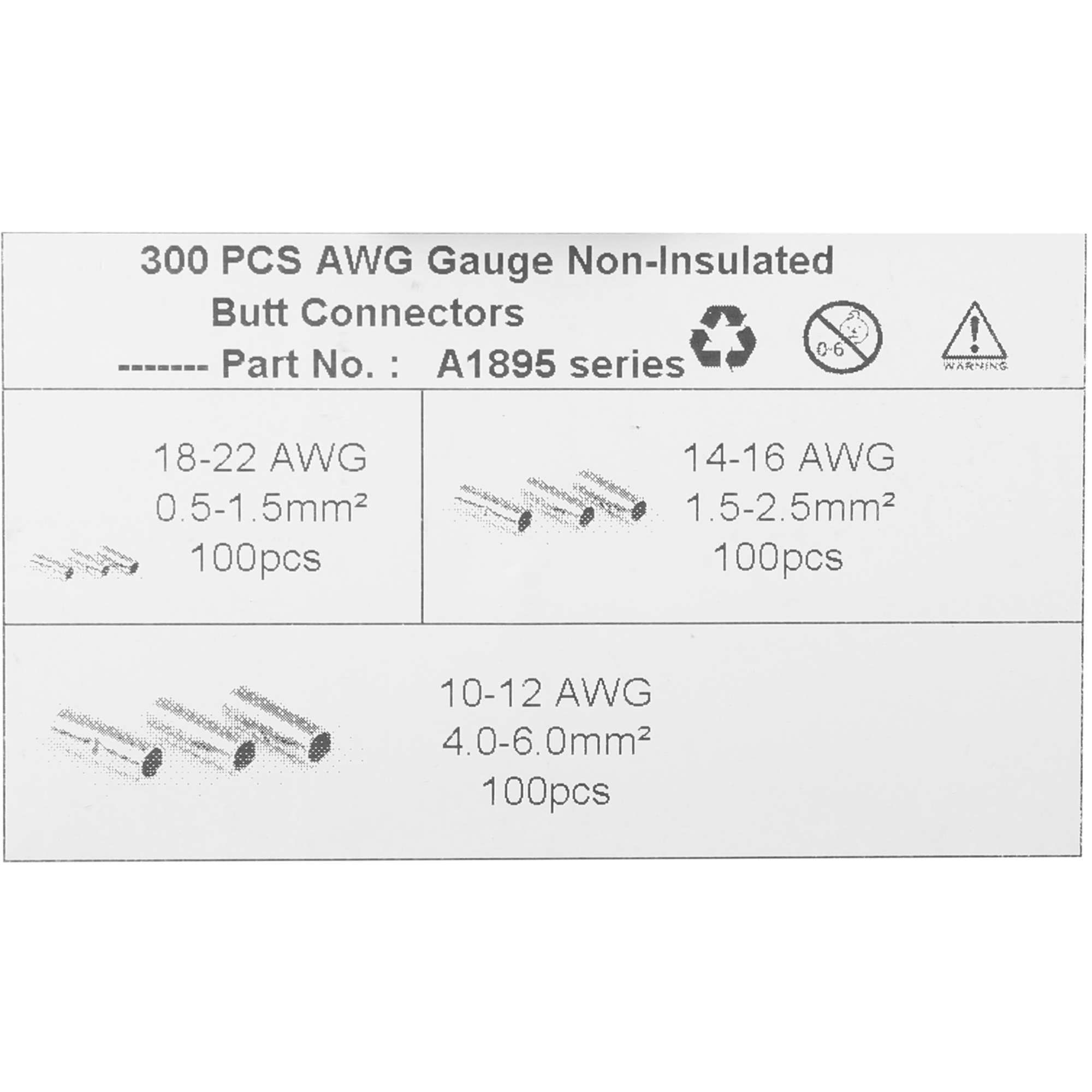 Uxcell 1000-Pack 18 AWG Insulated Wire Ferrules – Red VE1008 Cord End Terminals