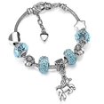 thumbnail image 1 of Unicorn Glittering Crystal Charm Bracelet Bangle for Girl Lady, 1 of 5