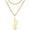 layerd gold 2, variant on Chi Rho Christogram Symbol Necklace Alpha Omega Symbol Necklace IXCI NIKA Jesus Christ Name Pendant Sacramental Christian Amulet Religious Jewelry Gift Women Men