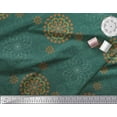 thumbnail image 2 of Soimoi Polyester Crepe Fabric Mandala Decorative Print Fabric by Yard 52 Inch Wide, 2 of 3