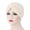 Beige, variant on Women Lady Soft Cotton Stretchy Turban Hat Candy Color Beanie Hat Head Wrap Caps
