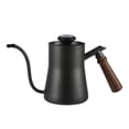 thumbnail image 1 of Matsuzay Contenedor de hervidor de café, olla de agua de acero inoxidable, ollas duraderas para hacer café, práctico termómetro, contenedor de bebidas Juegos de servir café y té Negro Matsuzay HA011202-01B, 1 of 6