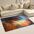 thumbnail image 2 of Coolnut Lightweight Soft Area Rugs 31x20 Inch, Abstract Guitar Floor Mat Doormat for for Rooms Entrance Hardwood Floor Living Room 2'7" x 1'8"） Nursery Rugs, 2 of 6