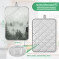 thumbnail image 6 of Yayeee Pot Holders Kitchen Heat Resistant with Pocket 7"x9.8" Cotton Oven Cooking Hot Pads, Foggy Forest, 6 of 7