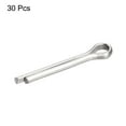 thumbnail image 3 of Unique Bargains Split Cotter Pin, Fixation à Clip en Acier Inoxydable 4x25mm Raccord Argent 30Pack, 3 of 5