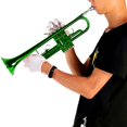 thumbnail image 1 of Trumpet,   Brass Trumpet, For Instrument Lovers Christmas Gifts, 1 of 8