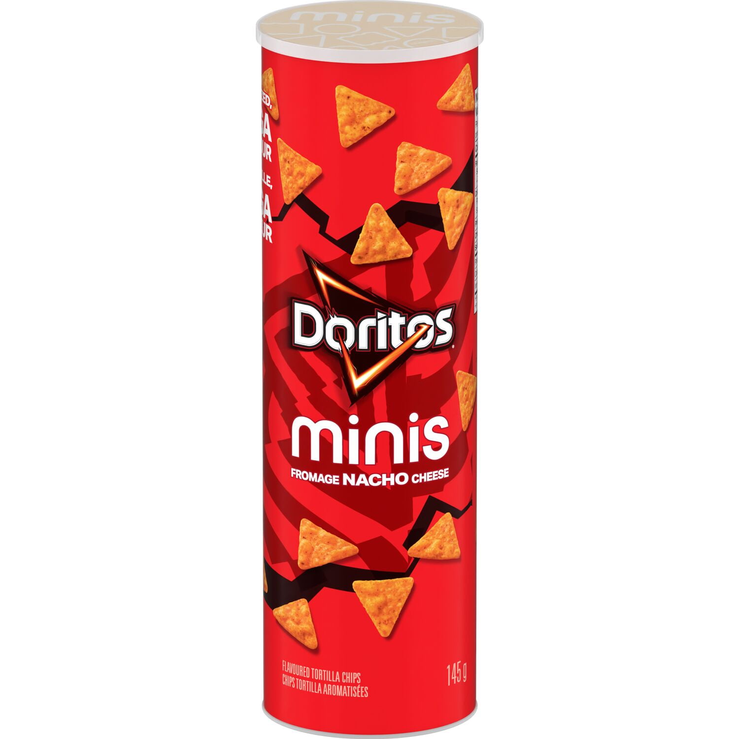 Doritos minis Nacho Cheese flavoured Tortilla Chips, 145 g.