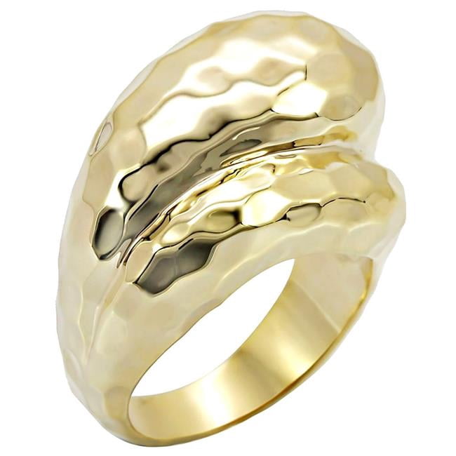 Bague en Laiton Doré Sans Pierre, Taille 5