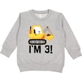 thumbnail image 2 of Inktastic 3rd Birthday Construction Party Boy Toddler Sweatshirt, 2 of 4