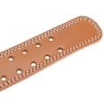 thumbnail image 4 of Premium Cowhide Leather Weightlifting Belt Weight Lifting Belt for Serious Functional Fitness, Weight Lifting, and Olympic Lifting Athletes (Small, Brown), 4 of 5