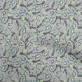 thumbnail image 1 of oneOone Rayon Gray Fabric Florals Fabric For Sewing Printed Craft Fabric By The Yard 56 Inch Wide, 1 of 4