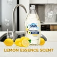 Dawn Free & Clear Dishwashing Liquid Dish Soap, Lemon Essence, 24 fl oz