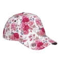 thumbnail image 2 of Wukai Peonies And Roses Baseball Cap: Comfortable, Stylish, and Adjustable Hat for Sports, Daily Wear, and Outdoor Activities-One Size, 2 of 7