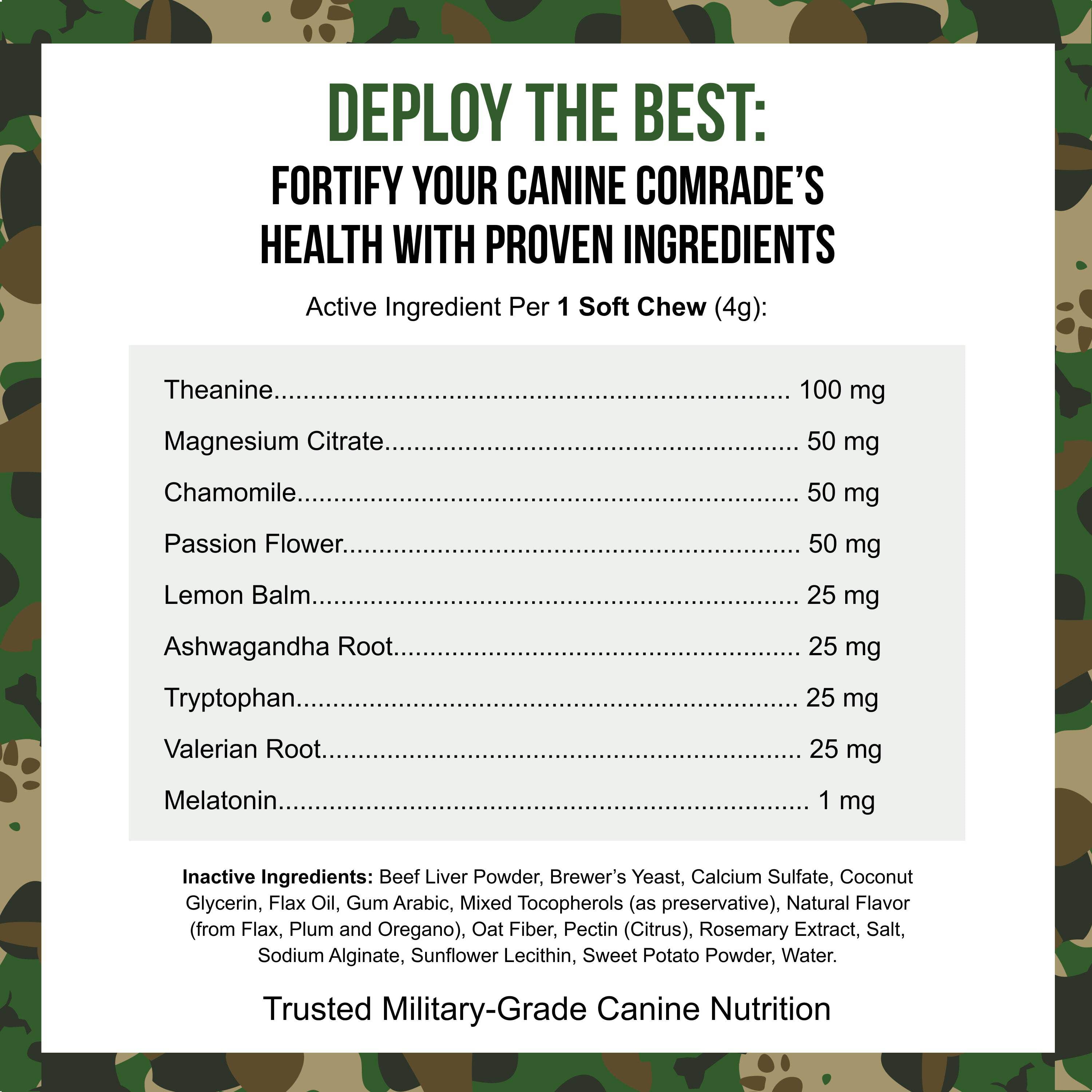 Operation Good Boy SRE: Calming Health Supplement for Dogs, Beef Liver Flavor, Ready to Eat, 90 Soft Chews