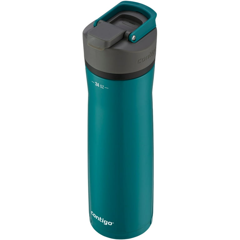  Contigo Cortland Chill 2.0 Stainless Steel Vacuum-Insulated  Water Bottle with Spill-Proof Lid, Keeps Drinks Hot or Cold for Hours with  Interchangeable Lid, 24oz, Blueberry: Home & Kitchen