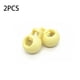 thumbnail image 5 of Cateissary 2 uds., tapones de cordón, interruptores de extremo de bloqueo, cierres elásticos coloridos, botón de cierre Artesanía Beige, 5 of 6