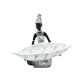 thumbnail image 2 of Bandeja de almacenamiento de africana, estatua de cuenco de hoja blanca, organizador, escultura decorativa para , joyas, sala de estar y, 2 of 6