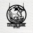 thumbnail image 3 of Craftnamesign Custom Outdoor Chicken Farm Metal Sign, Chicken Farm Sign Outdoor, Welcome Farm Sign, 3 of 3