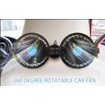 thumbnail image 2 of Electric Car Fans (Rear Seat), 12V Car Fan Auto Rear Seat Cooling Fan 360 Rotation Speed ​​Adjustable Electric Fan, 2 of 5