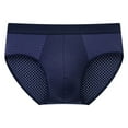 thumbnail image 2 of zeranth Men Panties Breathable Stretchy Quick Dry Fine Mesh Non-pilling 3D Wrapping Summer Cool Male Briefs Men Clothing, 2 of 7