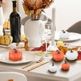 thumbnail image 6 of Artificial Pumpkin Fake Pumpkin Craft Pumpkins,Small Artificial Pumpkin Autumn Home Decor,Decorative Pumpkin Halloween Decoration,Faux Pumpkins for Halloween Thanksgiving Decoration,Orange 1PCS, 6 of 6