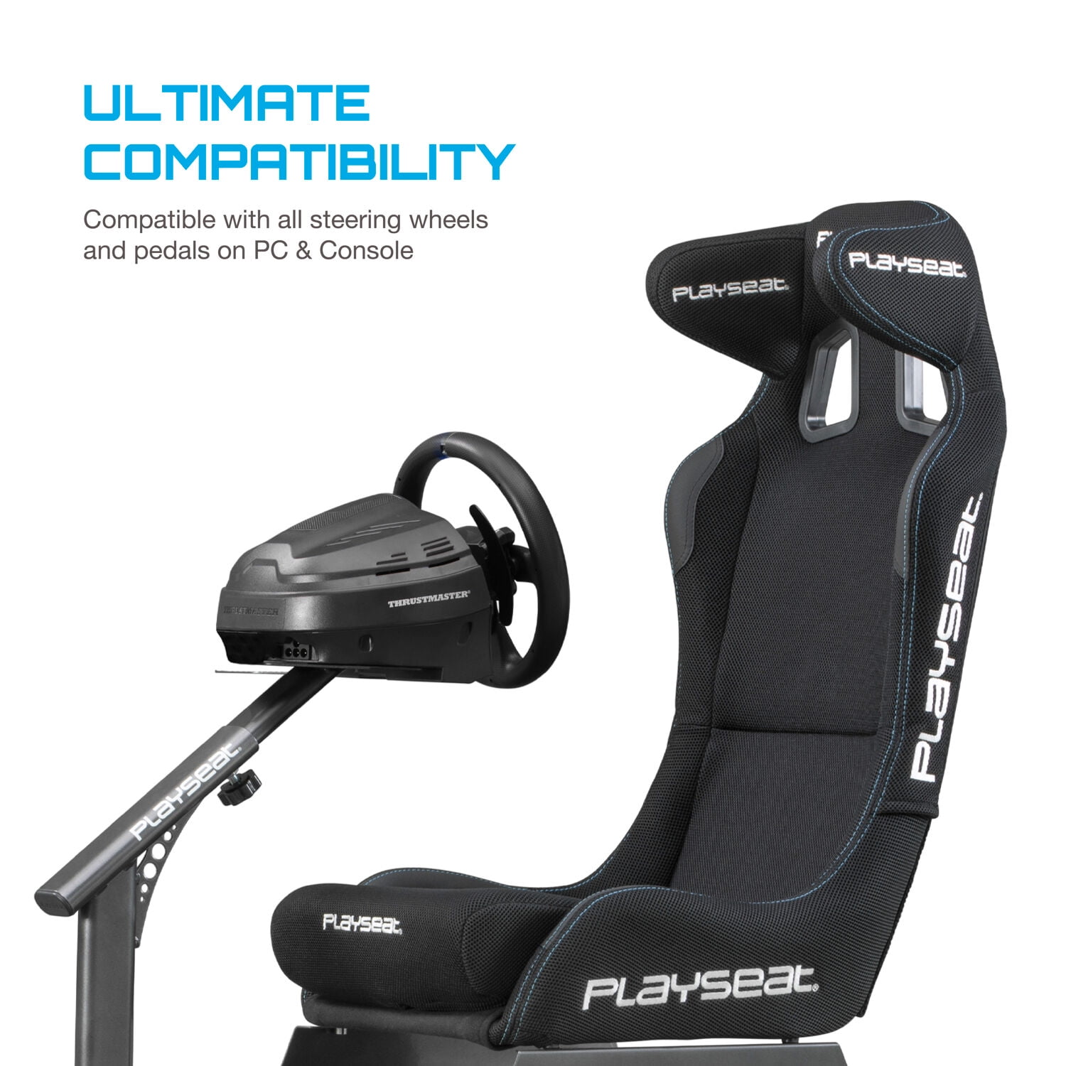 Playseat® Evolution Racing Suède Lightweight Carbon Quality Steel