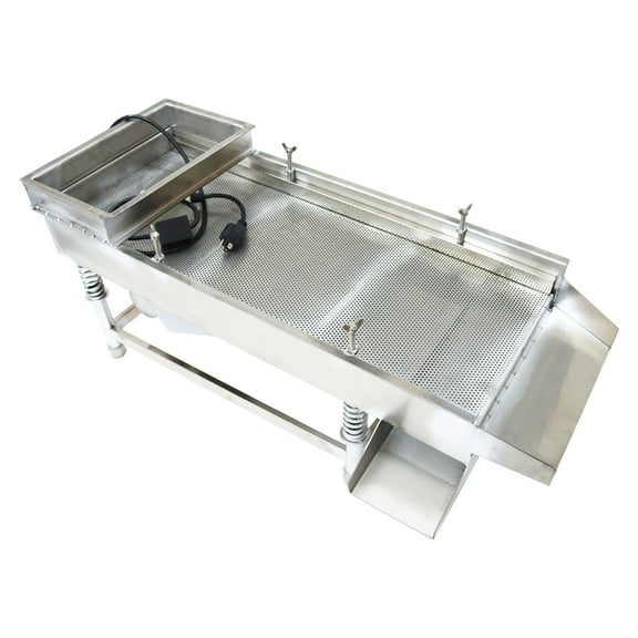 Linear Vibrating Screen Sand Vibration Separator Sieve Machine with 2.5mm Mesh