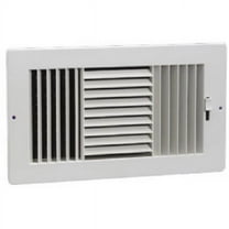 383W12X6 3 Way Sidewall Register, 12 x 6 in