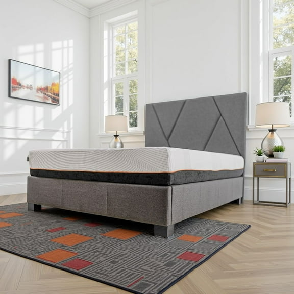 Bridgevine Home 10 inch Regen Cooling Copper Infused Memory Foam Adult Mattress, Queen Size