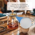 thumbnail image 3 of 2 filtros de té, colador de té de acero inoxidable con cuenco, coladores de té de malla ultrafina con asas de doble ala, 3 of 8
