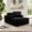 Black, variant on 57" Oversized Chaise Lounge Chair for Indoor Use, Corduroy Upholstered Boneless Sofa Bed, Deep Seat Sleeper Couch Sofas,Reading Chairs for Living Room,Navy Blue