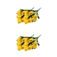 thumbnail image 3 of Ramo de flores artificiales tulipanes de seda falsa 2 uds Inteprter Cabeza amarilla/grande, 3 of 6