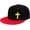 Red, variant on I Believe John Flat Bill Hats Contrast Hip Hop Baseball Cap Unisex Snapback Rock Caps