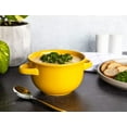 thumbnail image 3 of Kook Soup Bowls Crocks with Handles, 18 oz, Set of 4, Yellow, 3 of 4