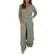 thumbnail image 1 of Gibobby Conjunto dama pants y sudadera afelpada Conjunto de dos piezas de pantalones de manga larga de gasa de moda informal para mujer(Verde,G), 1 of 4