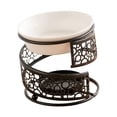 thumbnail image 4 of Essential Oil Burner Melt Warmer Candle Stand Scented Diffuser Desk Candlestick, black, 4 of 9