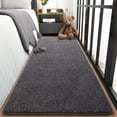 thumbnail image 6 of 2x4 Area Rugs For Living Room  Soft Modern Memory Foam Bedroom Rug Washable Indoor Low Pile Minimalist Non Slip Carpet Dorm Home Decor Dark Grey, 6 of 7