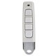 thumbnail image 1 of Control remoto de 4 teclas de plástico con código de clonación de 433 MHz para puerta de garaje blanca, 1 of 4