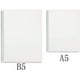 Miliko Transparent Couverture Rigide B5 Blanc Wirebound/Spiral Notebook/Journal Set-2 par Pack, 7,1 Pouces x 10 Pouces (Blanc) – image 4 sur 5