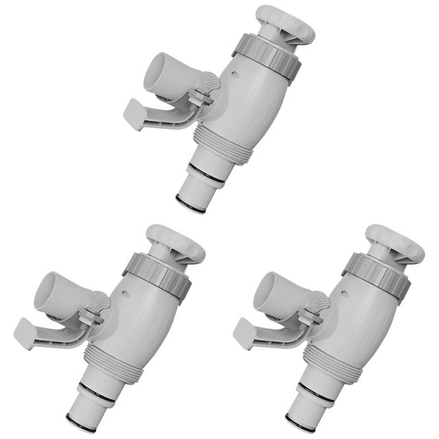 Adaptador de manguera de piscina válvula de émbolo soporte de tubo para piscina elevada