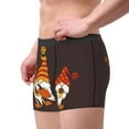thumbnail image 4 of Disketp Fall Gnomes Men'S Boxer Briefs,Soft And Breathable Cotton Underwear With Comfortflex Waistband, 4 of 9