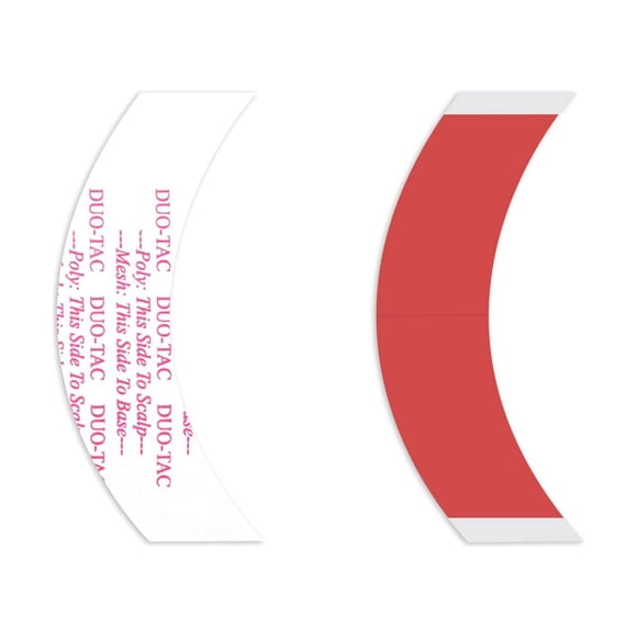 Duo Tac Tape Shape CC Adhesivo de doble cara para extensiones de cabello Reemplazo de cinta de extensión de cabello (paquete de 36 piezas)