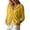 Yellow, variant on Diufon Womens Hoodie Cardigan Button Down Thin Pullover Jackets with Drawstring & Hood Long Sleeve Lightweight Outerwear
