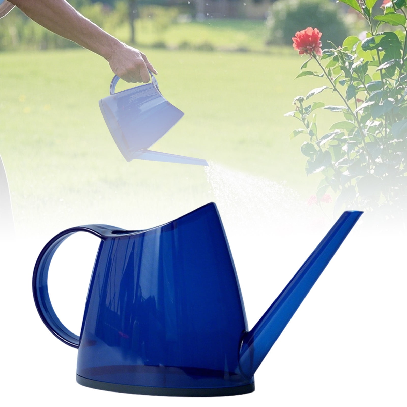 Watering Cans Indoor 14L Transparent Multicolor Can with Long Spout for Home Garden and