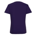 thumbnail image 4 of ALLLIST Elbow-Length Summer Tops Solid Purple V-Neck T-Shirts Blouses, 4 of 5
