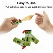 LIGHTSMAX 8 Pack Fly Strips, Fly Trap Indoor/Outdoor, Fly Ribbon Tape, Gnat Killer Trap for Flies